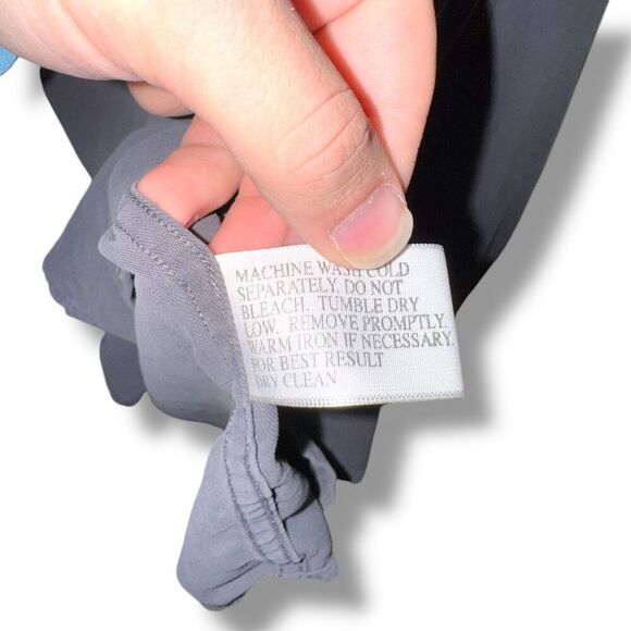 Nat Nast Gray Casual Button Down Shirt with Classic Collar - Picture 8 of 9